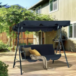 Lëkundës modern për 3 persona – perfekt për ballkon, kopsht apo verandë