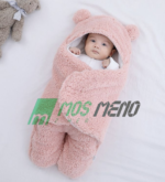 Batanije e ngrohtë për foshnje me kapuç arushi