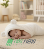 Batanije e ngrohtë për foshnje me kapuç arushi - Figura 2