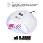 Dritë Profesionale për Thonj – 54W SUN X me Fikje Automatike - Figura 4