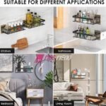 Raft i dyfishtë muri për banjo elegant dhe funksional - Figura 2