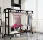 Raftë i dyfishtë për rroba dizajn modern - Figura 3