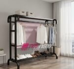 Raftë i dyfishtë për rroba dizajn modern