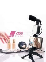 Kit për Video & Vlog – Ndriçim, Mikrofon & Tripod