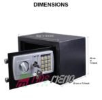 SAFE BOX Elektronike me Kod & Çelës Rezervë - Figura 2