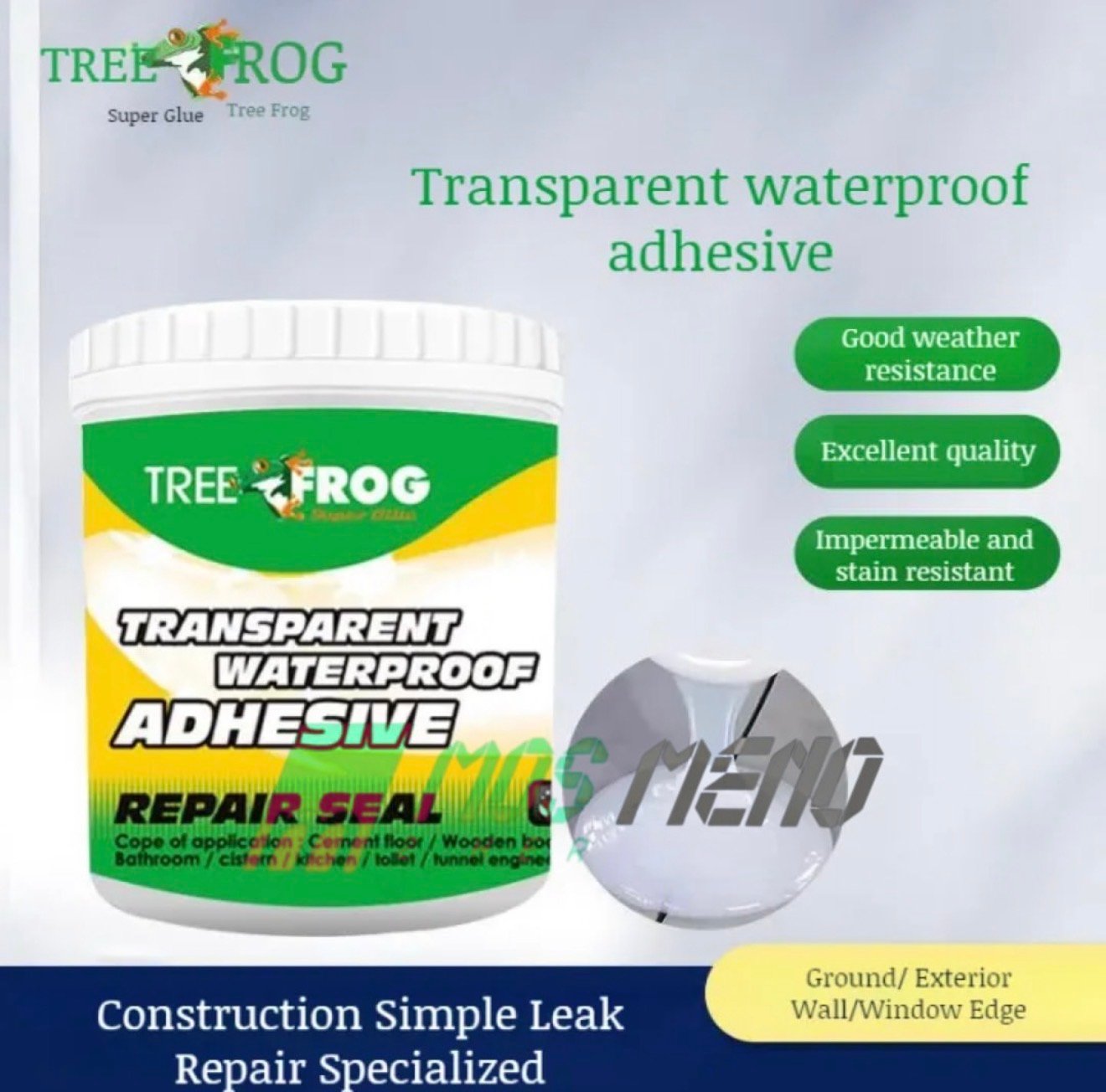 Screenshot Ngjitës Transparent Kundër Ujit (300ML) - Figura 1