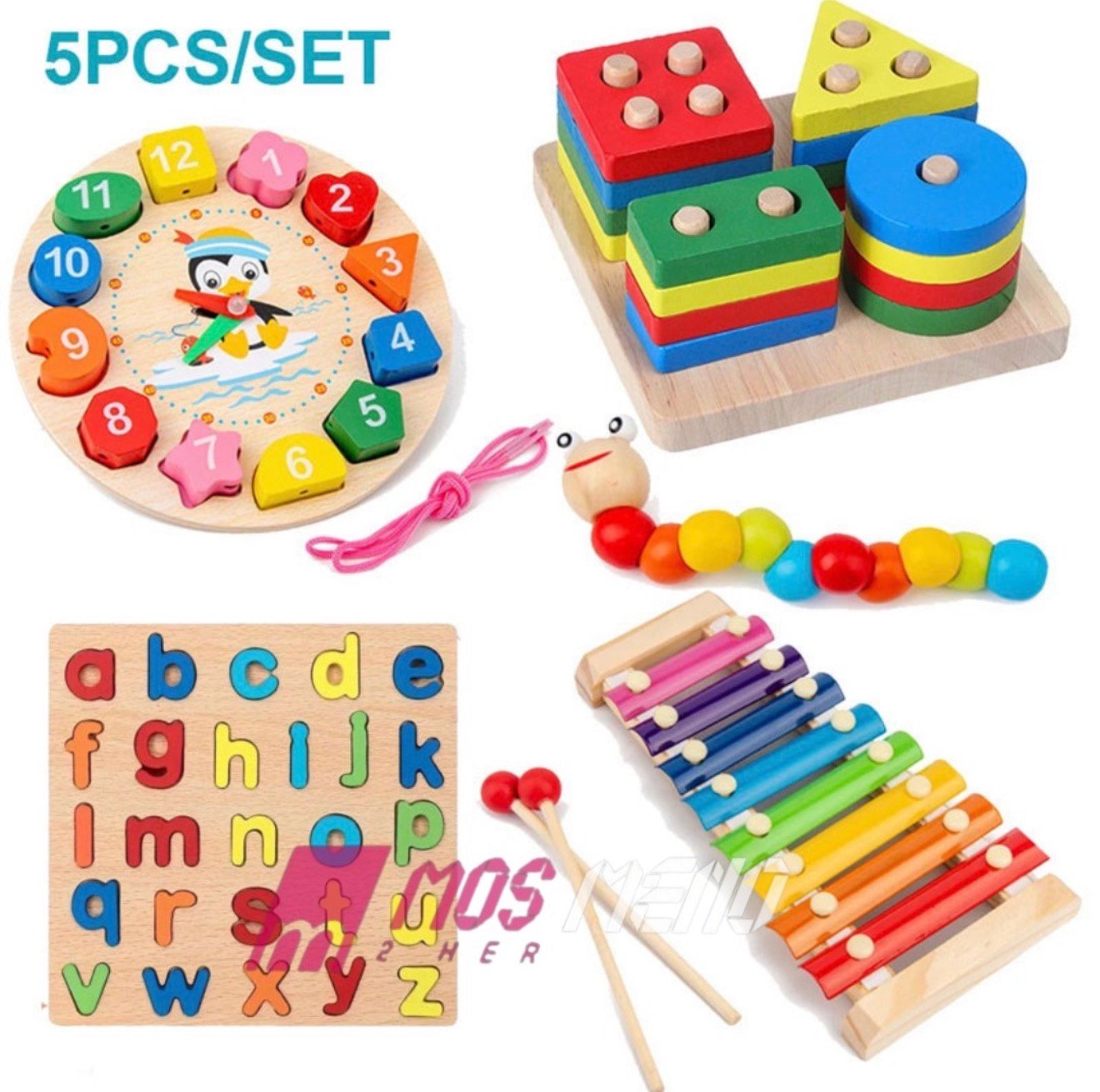 Screenshot Set 5 Copë Lojëra Edukative prej Druri - Figura 1