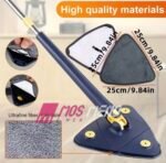 Pastrues/Mop Trekëndor (360° Rotacion) + 2 Lecka - Figura 2