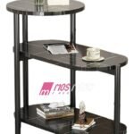 Tavolinë Anësore me 3 Nivele Dizajn Mermeri - Figura 2