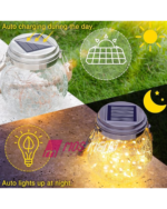 Set Fenerësh Solare Dekorativë Dritë Magjike për Kopsht - Figura 4