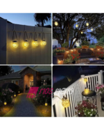 Set Fenerësh Solare Dekorativë Dritë Magjike për Kopsht - Figura 3