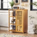 Komodë / Raft Organizues Elegant nga Druri i Bambusë - Figura 3