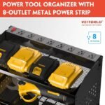 Organizues Metalik Premium për Vegla me Zgjatues Elektrik të Integruar - Figura 2
