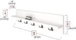 Raft Muri me Varëse për Rrobe - Figura 3