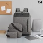 Set 3 në 1: Çantë Shpine, Çantë Krahu & Kuletë (3-in-1 Business & Travel Set)